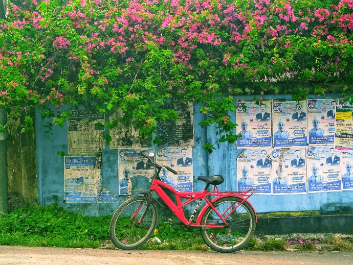 bycycle with nature Torik mahmud